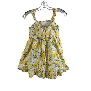 Cynthia Rowley girls dress size 7 yellow with slip inside